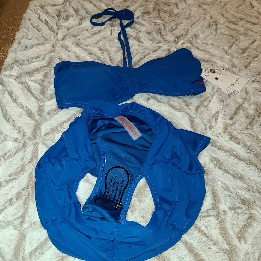 Blue Bikini Set Size 14 - Picture 7 of 8